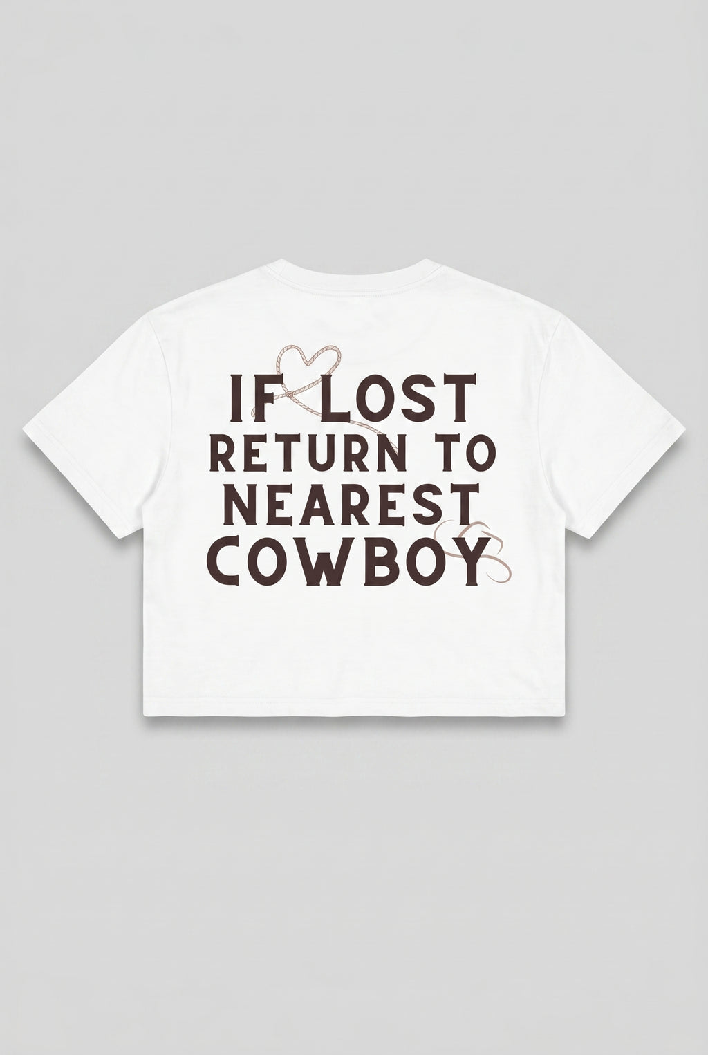 Cowboy, If Lost Tee