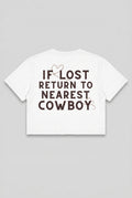 Cowboy, If Lost Tee