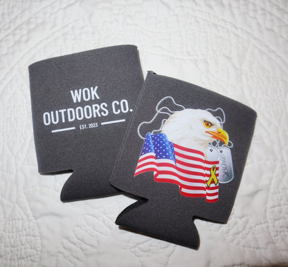 KOOZIE - SUPPORT THE TROOPS