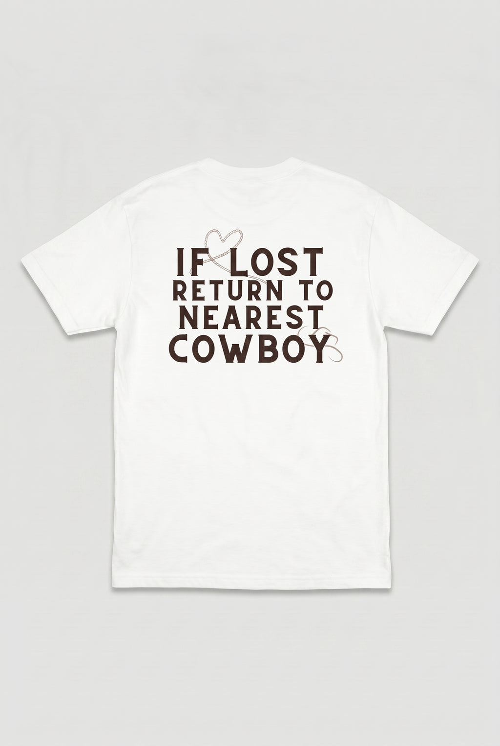 Cowboy, If Lost Tee